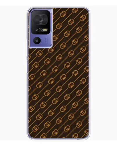 Чехол для TCL 605 с картинкой «Gucci — золотые диагонали» Чехол для TCL 605 с картинкой «Gucci — золотые диагонали»
