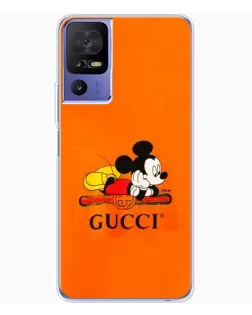 Чохол для TCL 605 з картинкою «Міккі Маус Gucci — помаранч»