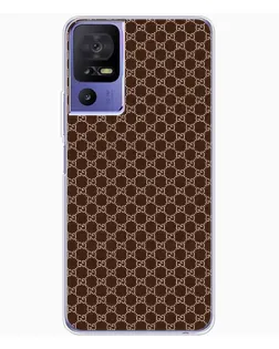 Чохол для TCL 605 з картинкою «Gucci — шоколадна сітка»