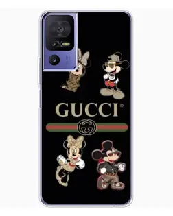 Чохол для TCL 605 з картинкою «Gucci — герої Disney та монограма»