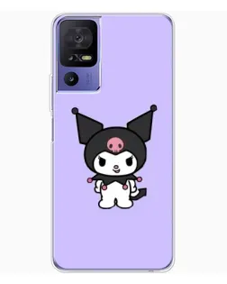 Чехол для TCL 605 с картинкой «Kuromi — нежный фиолетовый»