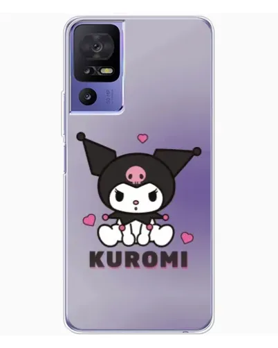 Чехол для TCL 605 с картинкой «Kuromi — фиолетовый арт» Чехол для TCL 605 с картинкой «Kuromi — фиолетовый арт»