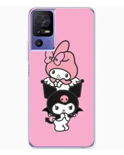 Чехол для TCL 605 с картинкой «My Melody и Kuromi»