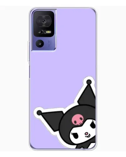 Чехол для TCL 605 с картинкой «Забавная Kuromi» Чехол для TCL 605 с картинкой «Забавная Kuromi»