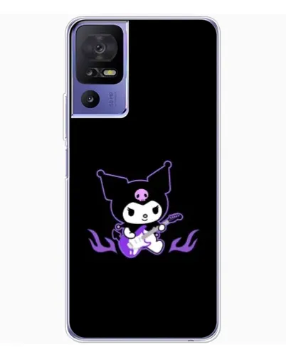 Чехол для TCL 605 с картинкой «Электрическая Kuromi» Чехол для TCL 605 с картинкой «Электрическая Kuromi»