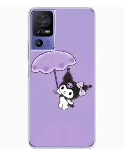 Чехол для TCL 605 с картинкой «Kuromi с зонтиком»