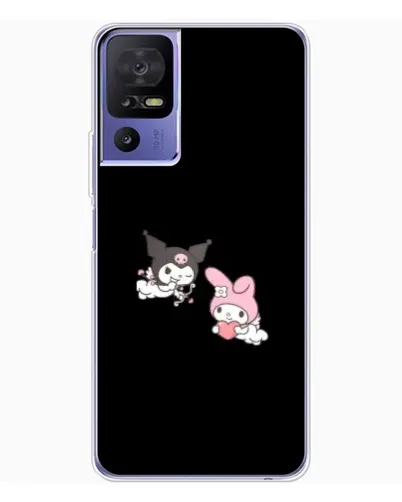 Чехол для TCL 605 с картинкой «My Melody и Kuromi» Чехол для TCL 605 с картинкой «My Melody и Kuromi»
