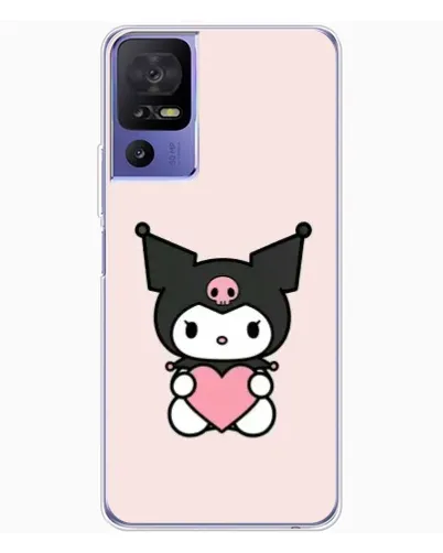 Чехол для TCL 605 с картинкой «Kuromi и сердце» Чехол для TCL 605 с картинкой «Kuromi и сердце»