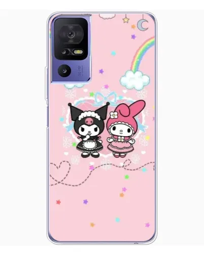 Чехол для TCL 605 с картинкой «My Melody и Kuromi» Чехол для TCL 605 с картинкой «My Melody и Kuromi»