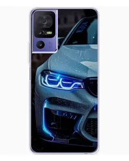 Чохол для TCL 605 з картинкою «Погляд BMW з синіми фарами»