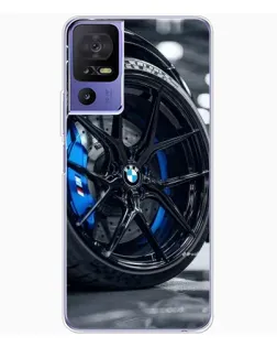 Чехол для TCL 605 с картинкой «Колесо BMW вблизи»