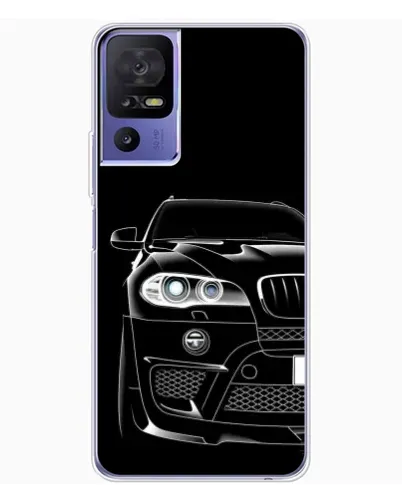 Чехол для TCL 605 с картинкой «Темный силуэт BMW» Чехол для TCL 605 с картинкой «Темный силуэт BMW»