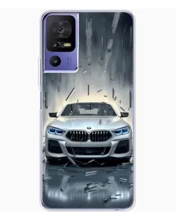Чехол для TCL 605 с картинкой «BMW в свете фар»