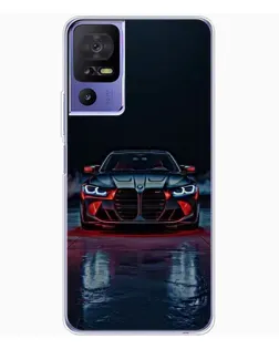 Чехол для TCL 605 с картинкой «BMW на мокрой дороге»