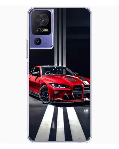 Чехол для TCL 605 с картинкой «Красная BMW на дороге» Чехол для TCL 605 с картинкой «Красная BMW на дороге»