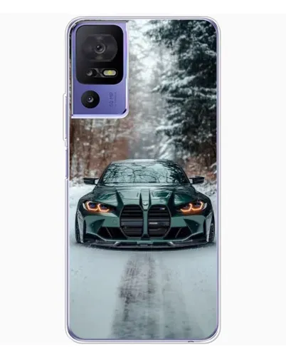 Чехол для TCL 605 с картинкой «BMW в зимнем лесу» Чехол для TCL 605 с картинкой «BMW в зимнем лесу»