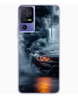 Чехол для TCL 605 с картинкой «BMW M-Power — абстракция»