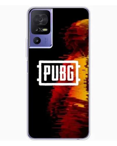 Чехол для TCL 605 с картинкой «Яркий логотип PUBG»