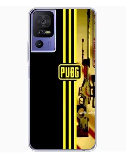 Чехол для TCL 605 с картинкой «PUBG — камуфляжный шлем»