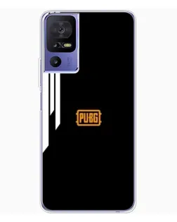 Чехол для TCL 605 с картинкой «PUBG — вертикальные линии»