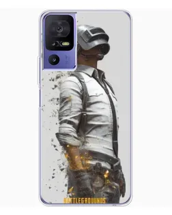 Чехол для TCL 605 с картинкой «PUBG — боец в пыли»