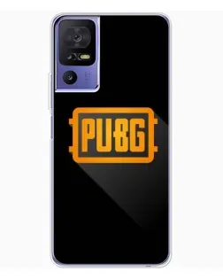 Чехол для TCL 605 с картинкой «PUBG — рамка лого»