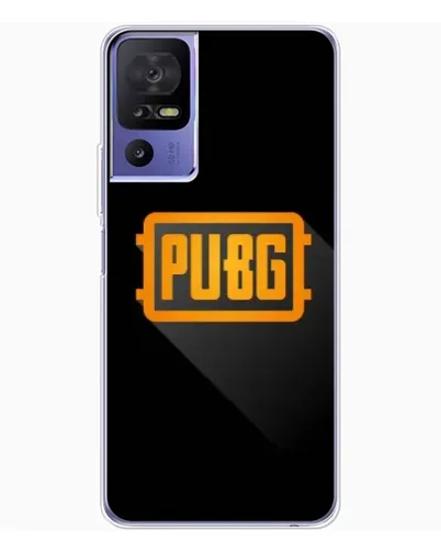 Чехол для TCL 605 с картинкой «PUBG — рамка лого»