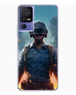 Чехол для TCL 605 с картинкой «PUBG — реалистичный герой»