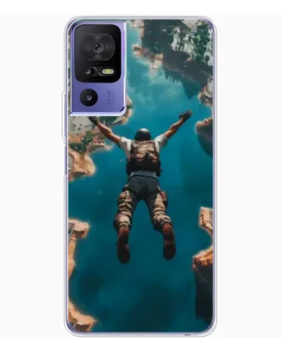 Чехол для TCL 605 с картинкой «PUBG — свободное падение»