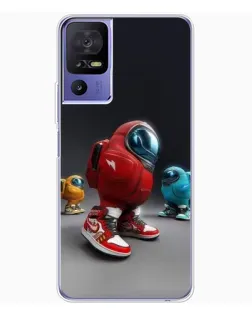 Чехол для TCL 605 с картинкой «Among Us — 3D стиль»
