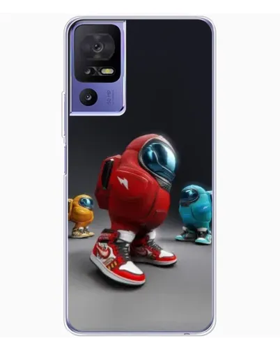 Чехол для TCL 605 с картинкой «Among Us — 3D стиль»
