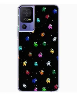 Чехол для TCL 605 с картинкой «Экипаж Among Us»