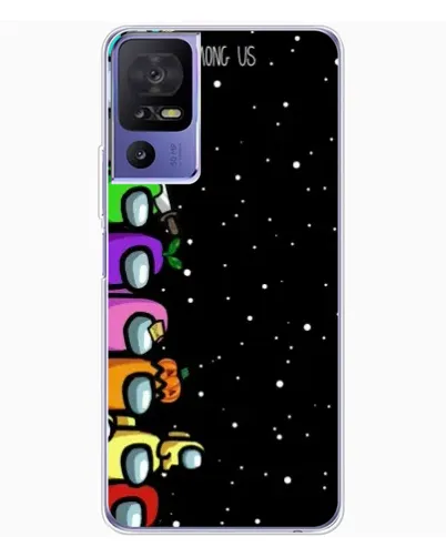 Чехол для TCL 605 с картинкой «Команда Among Us»