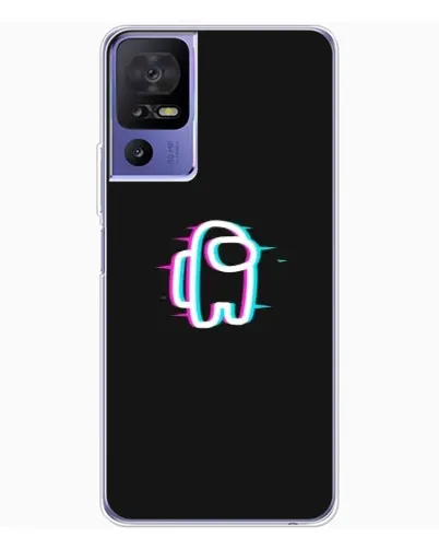 Чехол для TCL 605 с картинкой «Among Us неон»