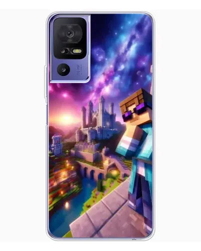 Чехол для TCL 605 с картинкой «Стив и космос»
