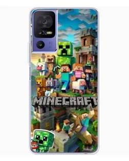 Чехол для TCL 605 с картинкой «Замок Minecraft»