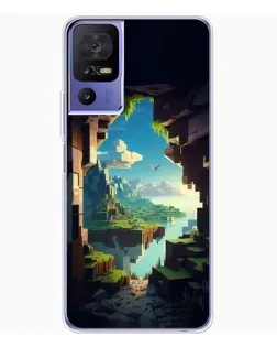 Чехол для TCL 605 с картинкой «Вид из пещеры»