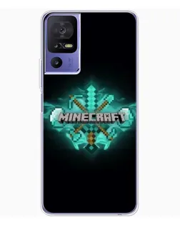Чехол для TCL 605 с картинкой «Minecraft Diamond лого»