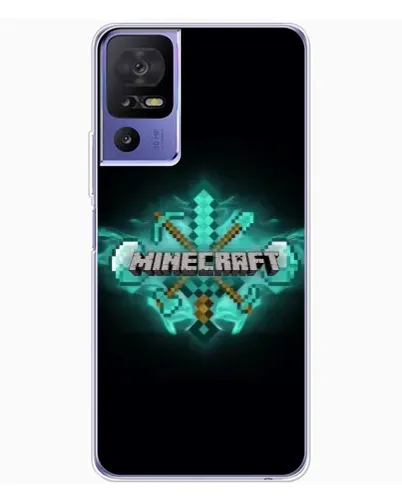 Чехол для TCL 605 с картинкой «Minecraft Diamond лого»
