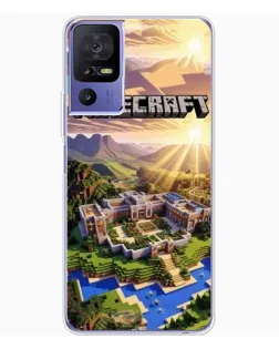 Чехол для TCL 605 с картинкой «Minecraft панорама»