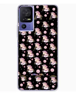 Чехол для TCL 605 с картинкой «Magic Unicorn паттерн»