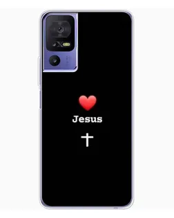 Чехол для TCL 605 с картинкой «Сердце - Jesus» Чехол для TCL 605 с картинкой «Сердце - Jesus»