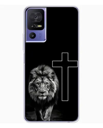 Чехол для TCL 605 с картинкой «Лев и Крест»