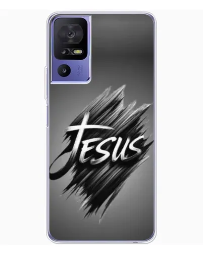 Чехол для TCL 605 с картинкой «Надпись Jesus Graffiti»