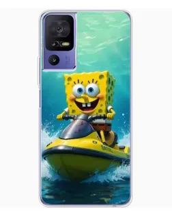 Чехол для TCL 605 с картинкой «Спанч Боб на гидроцикле» Чехол для TCL 605 с картинкой «Спанч Боб на гидроцикле»