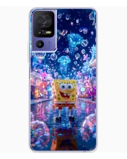 Чехол для TCL 605 с картинкой «Неоновый океан»