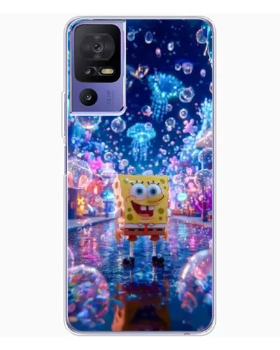 Чехол для TCL 605 с картинкой «Неоновый океан»