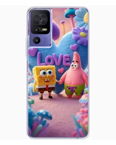 Чехол для TCL 605 с картинкой «Губка Боб Патрик»