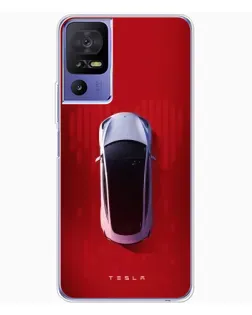 Чохол для TCL 605 з картинкою «Tesla Top View»