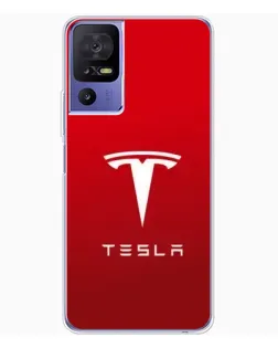 Чохол для TCL 605 з картинкою «Tesla Red Classic»